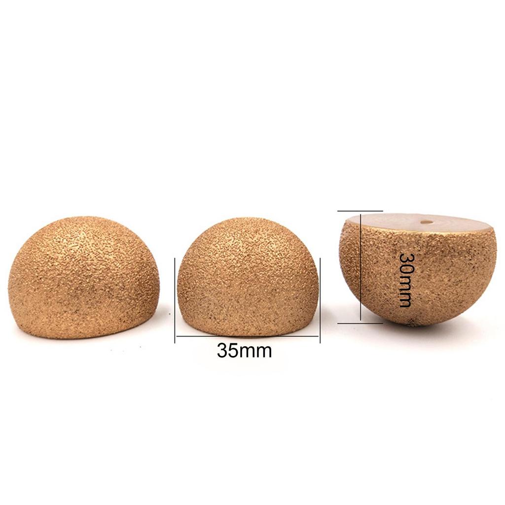 Brazing Mushroom Heads Polishing Supplies Wear Resistance Grinding Head for Marble