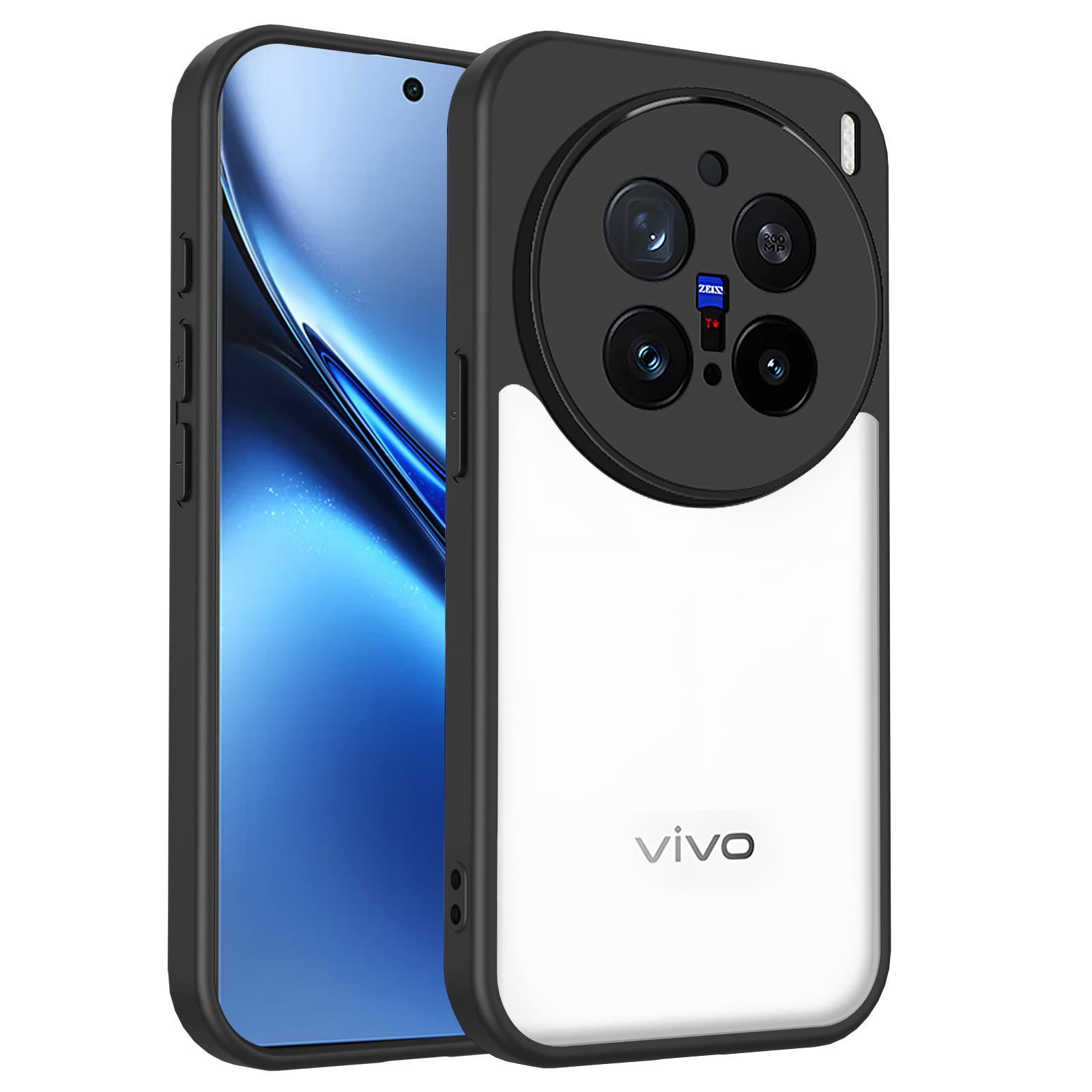 For Vivo x200 Case vivo X200 Pro Phone Case Vivo X200 X200 Pro Cover Air Cushion Silicon Bumper Clear Matte Back Cover Hard vivo X200 Pro
