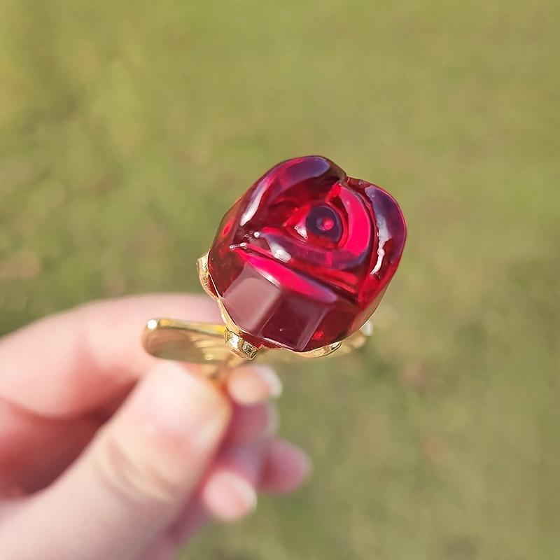 Trandafiri mini eleganți din cristal - Perfecți pentru nuntă, logodnă și decorarea casei | Cadoul ideal pentru ea de Ziua Îndrăgostiților, Ziua Mamei, Paște și alte ocazii