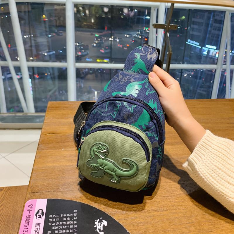 Adorable Dinosaur Kids Bag 2024 Trendy Shoulder Pack For Boys And Girls With Colorful Anime Patterns