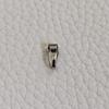Stainless Steel Square Buckle Melon Seed Necklace Pendant, Titanium Steel DIY Jewelry Accessories.