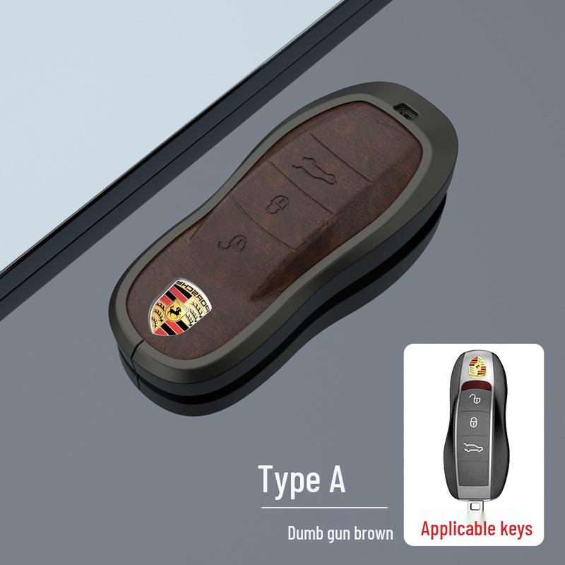 Porsche Key Case for Panamera, Macan, Cayenne, Taycan, 718, 911