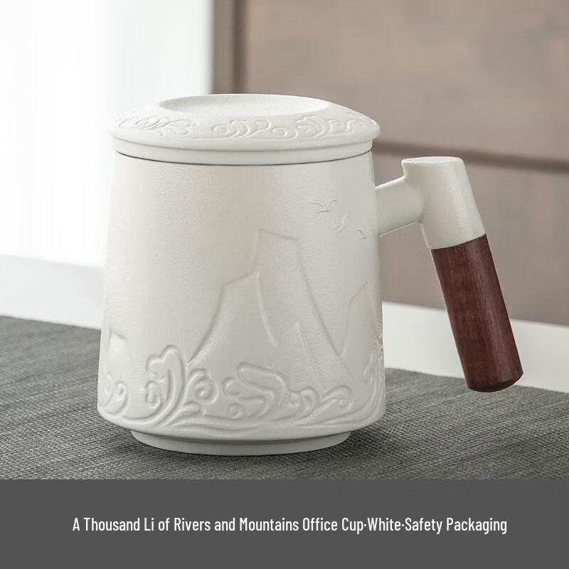 Shangqi Qianli Jiangshan Ceramic Tea Set