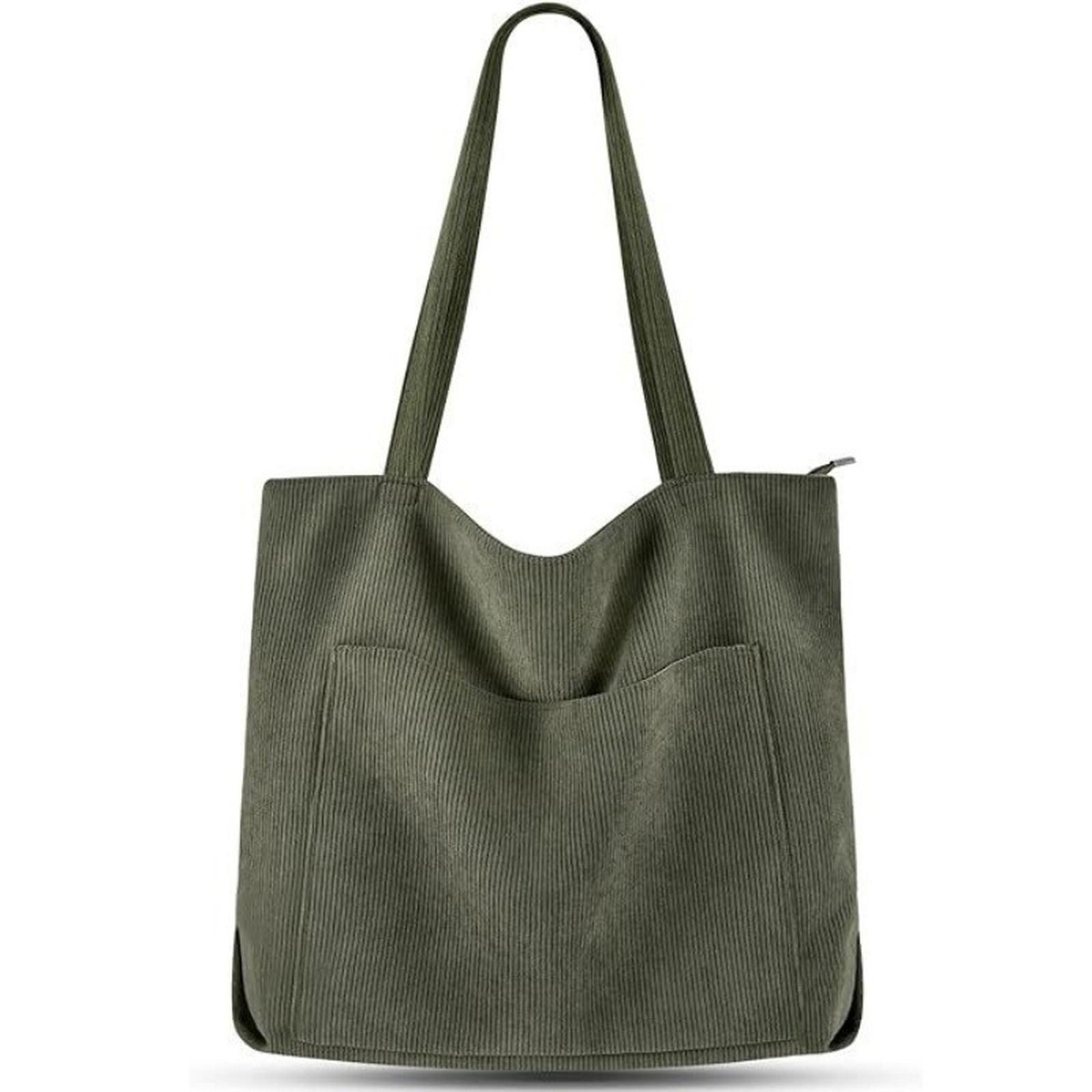 

Large Capacity Wowen Tote Bags for Work Commuting Carrying Bag College Style Student Outfit Book Shoulder Bag One Size