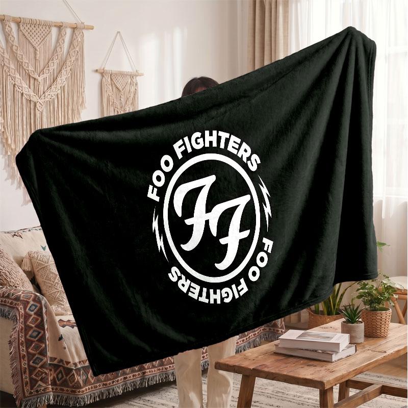 Warm Flannel BlanketFoo Fighters Soft Cozy Throw Blanket for Bedroom Couch
