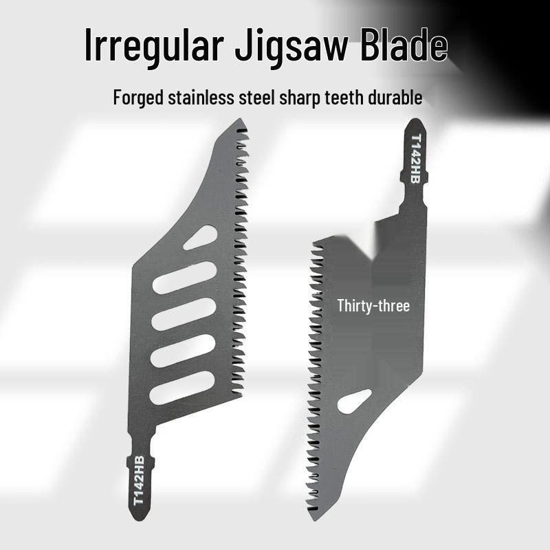 Curve-Cut Irregular Jigsaw Blade for Smooth Woodworking - No Chipping