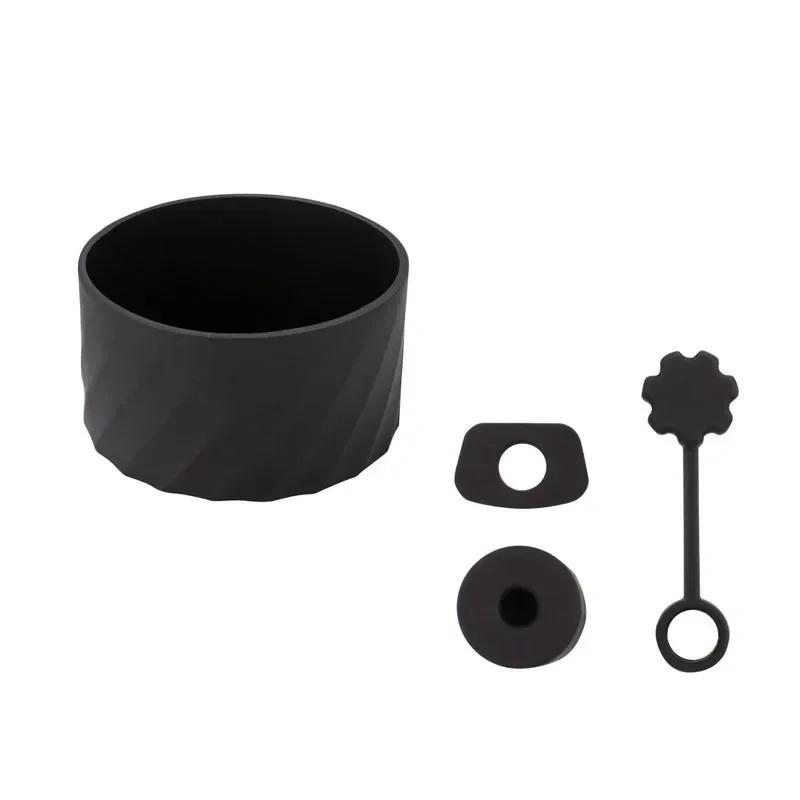 4Pcs Silicone Spill Proof Stopper Protective Boot Accessories Set for Most 40oz Water Cup and Straw Covers Reusable Cup Tool