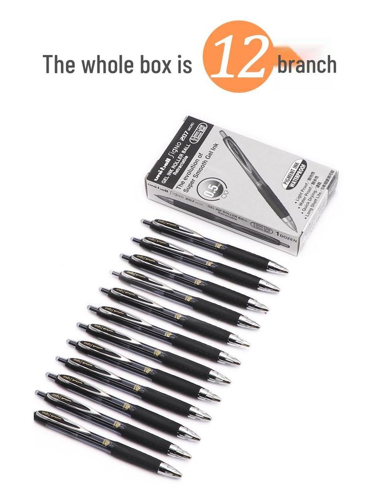 Mitsubishi UMN-207 Quick-Dry Water-Resistant Gel Pen 0.5mm for Exams