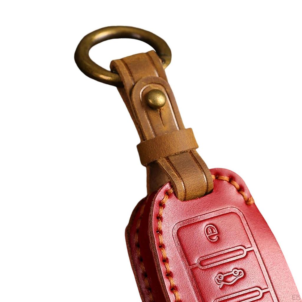 Key Fob with Keyring Full Protection Holder Modern for VW