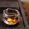 High-end Handmade Liuli Glass Crystal Cup Thickened Heat-resistant Kungfu Tea Cup Japanese Small Wine Glass