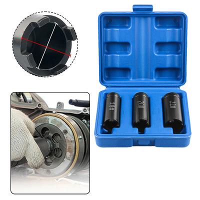 Motorcycle Clutch Tool Lock Spanner Motorbike Nut Socket Wrench Remove Tools Set Fit for Honda Wave 100, 110, 125/SONIC/CBR 150