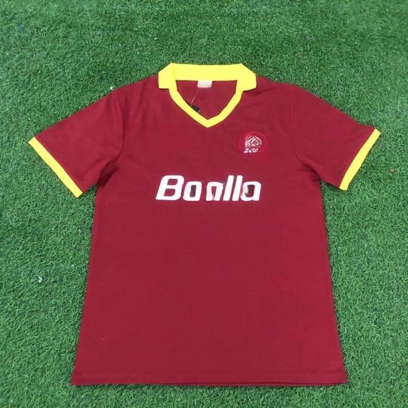 98-99 Serie A Rome retro shirt seizoen 17-18 thuis kortmouwig Nr. 10 Totti Ares voetbalshirt