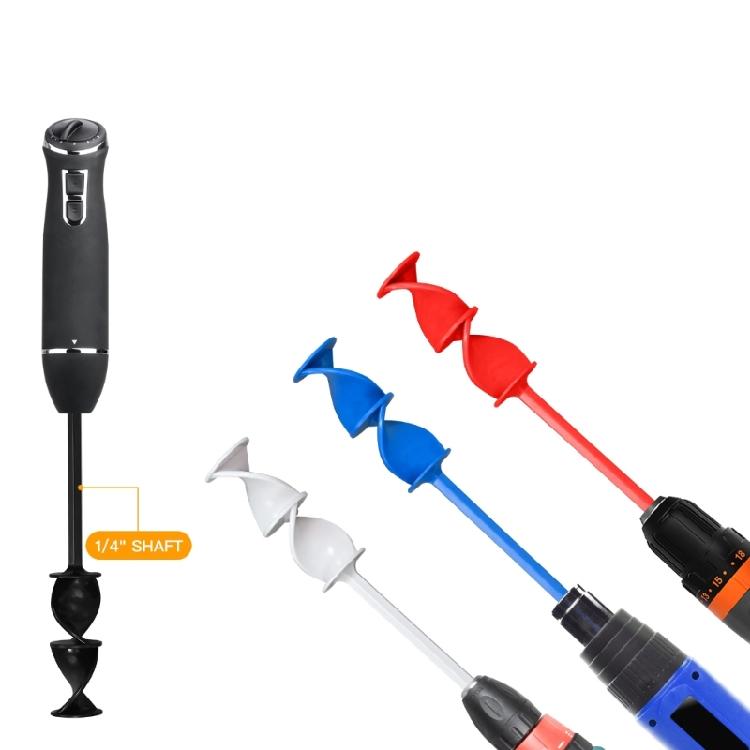 4PCS Hex Shanks Epoxy Resins Mixers Helixs Paddle Drill Paint Stirring Rod Power Tool Accessories Drill Attachment