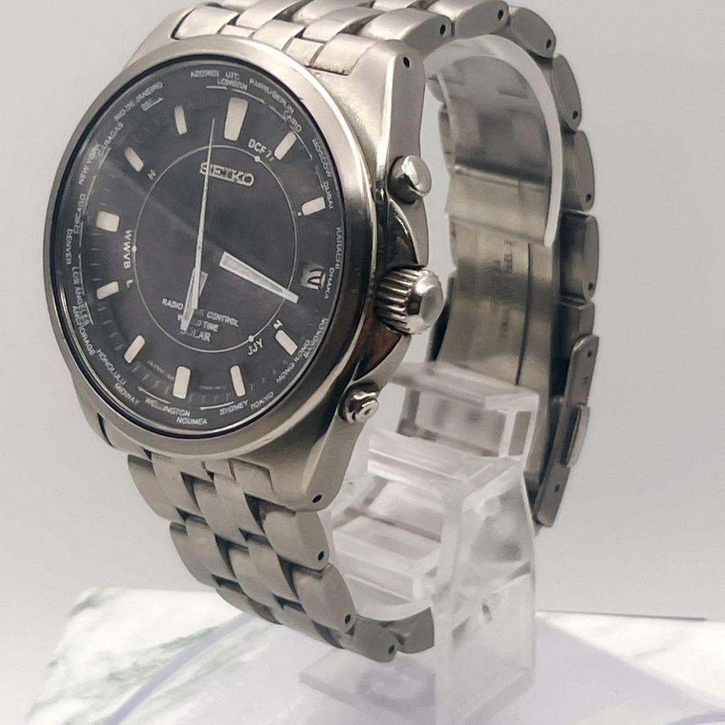 [USED]Seiko Spirit Smart Solar Watch A67 [Working Condition] Radio-Controlled Men's