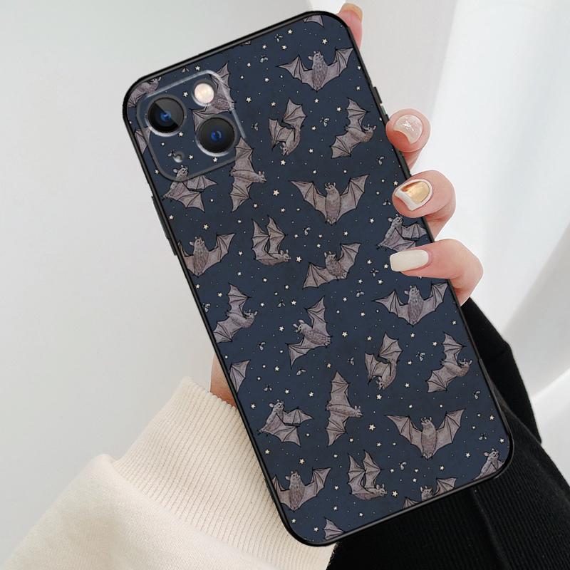 Bat Phone Case For iPhone 17 Pro Max 16 15 11 13 12 14 Pro Max Mini 15 16 Plus 16e 17 Air Cover