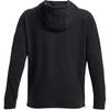 Under Armour Solid Fleece Hooded Training Sweatshirt Men Sweatshirts Black 1373878-002