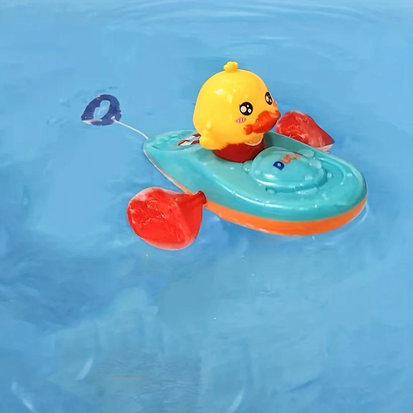 

1 Pc Little Yellow Duck Kayak Toy Swimming Pool Bathroom Toy 1 Pc Little Yellow Duck Kayak Toy Swimming Pool Bathroom Toy червоний