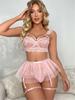 Sexy Lingerie Bra And Panty Set Exotic Costumes Sensual Transparent Erotic Apparel Porn Goth Mesh Sex Outfit Top and Briefs