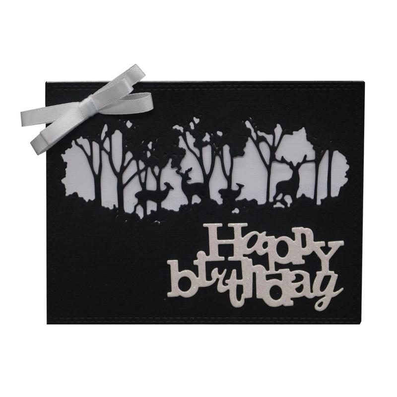 Deer Herd Embossing Die Cutter Craft DIY Cutting Dies Stencil Scrapbook Paper Cards