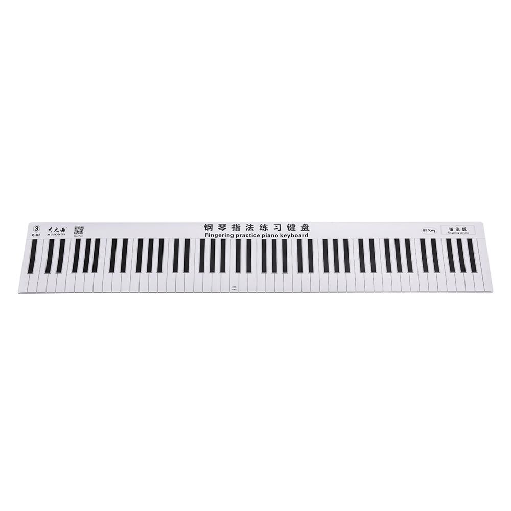 Fingering Version 88 Keys Piano Keyboard Fingering Practice Chart Sheet Piano Teaching   Assistive Tool for Bebinners Students Kids