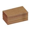 10pcs Kraft Paper Wedding Place Cards Blank Seating Number Card Signature Cards  Bridal Shower