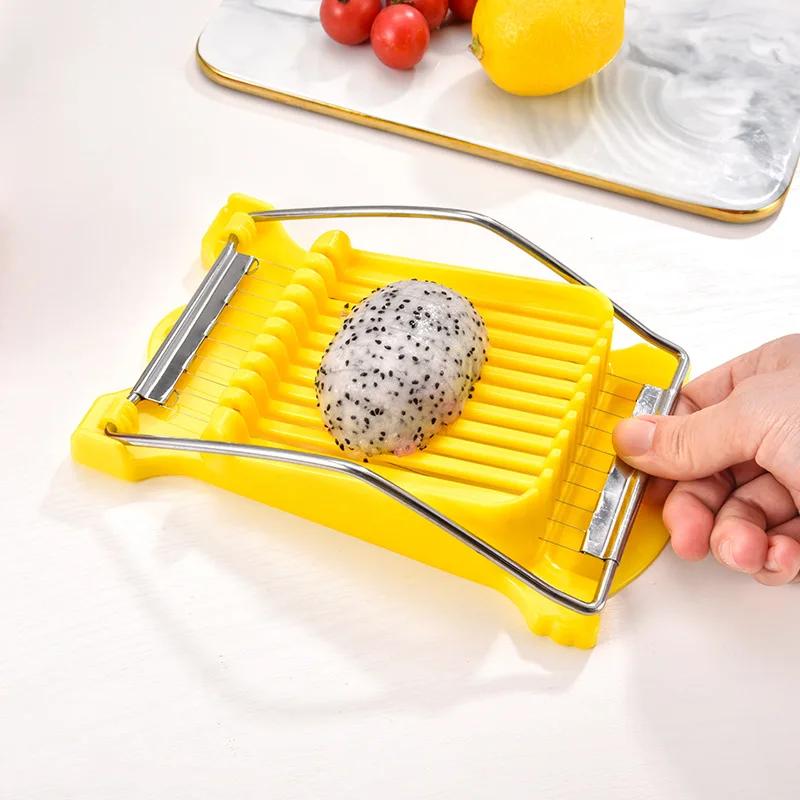 Stainless Steel Lunch Meat Slicer Fruit Cutter Egg Slicer Sectioner Cutter Mold Ham Cheese Slicer Manual Vegetable Cutter Tool