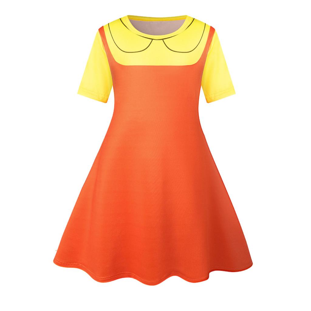 Kinder kurzarm Cosplay Kleid Puppe Mädchen Kleid Party