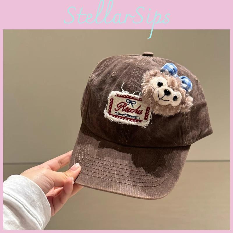 Cap Baseball Cute With Shelliemay Dolls And Letter Decoration For Wear Daily