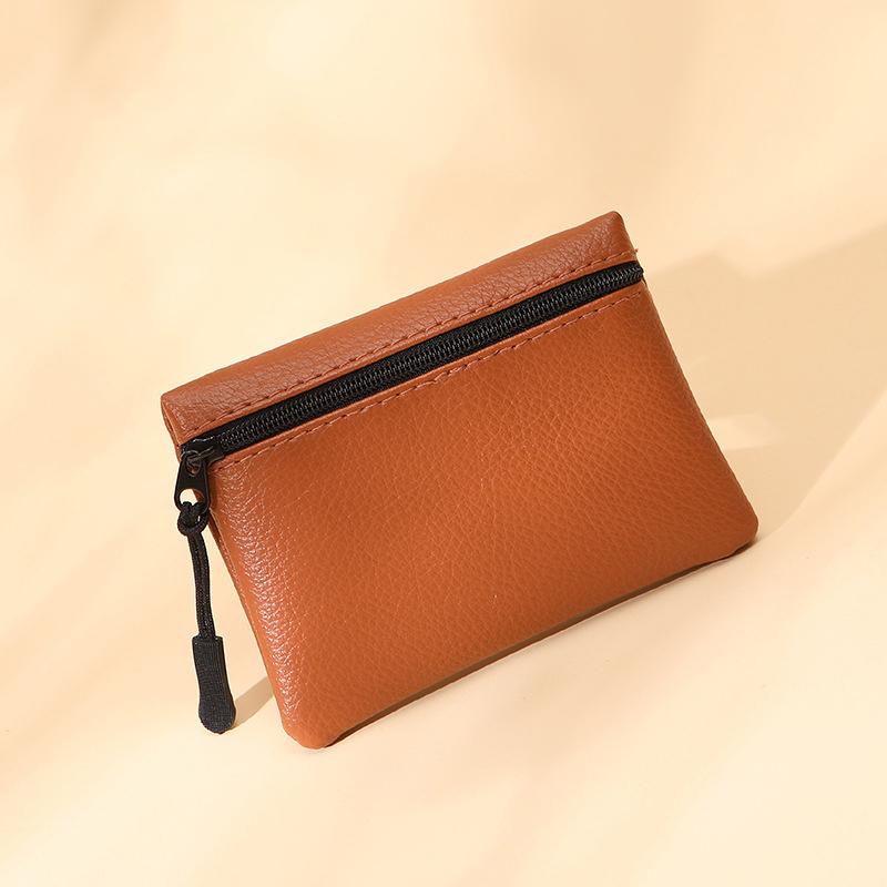 1Pc Mini Coin Bag Pouch Coin Purse Ladies Zipper Wallets Small Women Business Card Holder PU