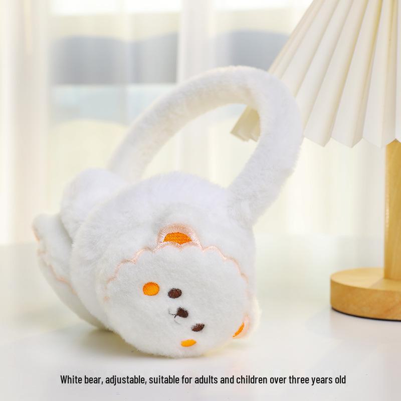 Cartoon Fruit Earmuffs: Warm, Cute Ear Warmers for Female Students and Ladies for Autumn/Winter