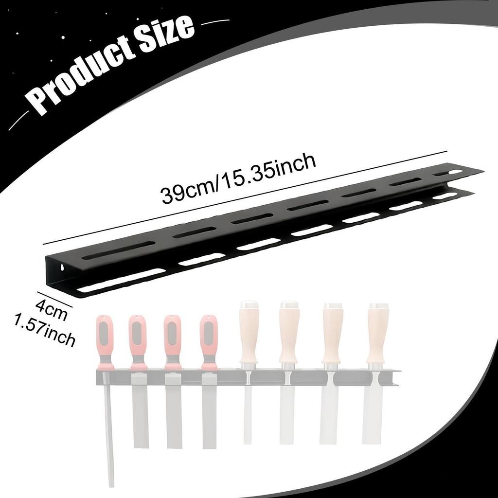 Chisels Rack Holder Wall Mounted Space Saving Heavy Duty Easy Installation Hand Tool Stand