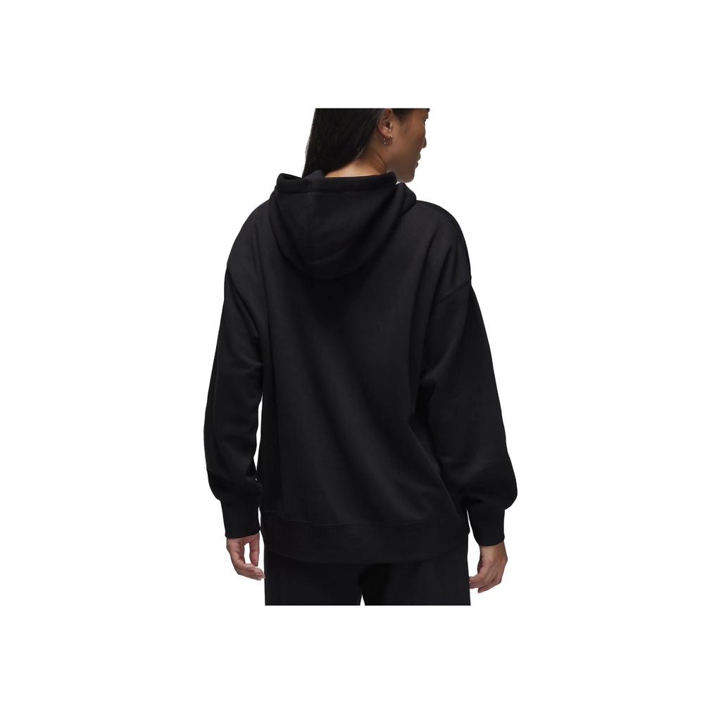 Jordan Logo-Print Zip-Up Hoodie Langarmjacke Damenjacke Schwarz DZ3360-010