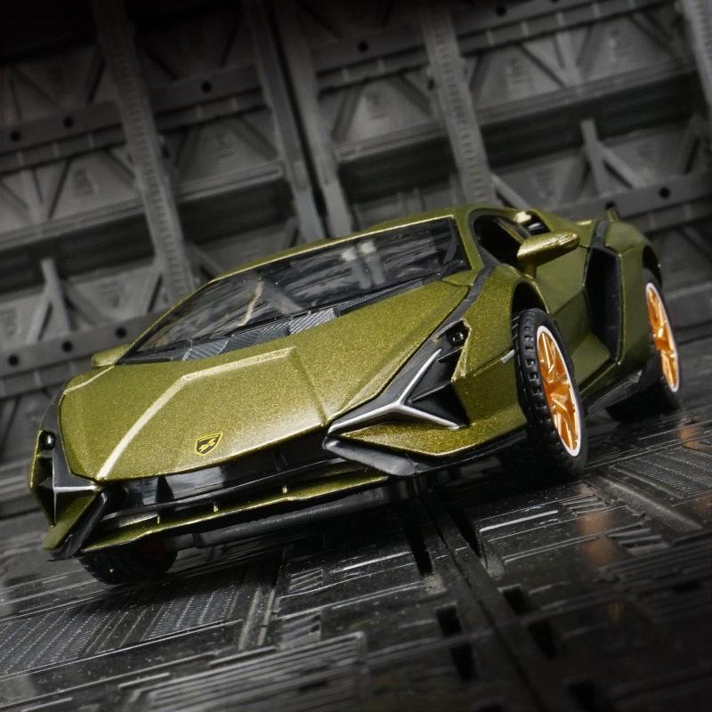 

Jiaye VB32613 SIAN Alloy Lambo Racing Car Model Toy зелёный