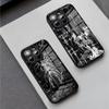 Cool Gothic Sculpture Girl Phone Case For IPhone 16 Pro Max 15 Plus 14 Pro 12 11 13 Mini X XR XS Max 8 7 Plus SE Glass Cover