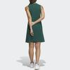 Adidas Originals Robe Sans Manches Imprimé Logo Trèfle Uni Robe Femme Vert IP2208