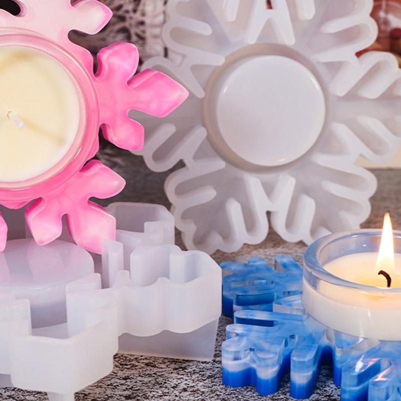 Candlestick Silicone Mold Gypsum Plaster Mold Lipstick Holder Tray Mold for DIY Jewelry Organizer Home Crafts Decor