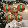 5 Christmas Balls Aluminum Film Balloon Background Christmas Tree Outdoor Decoration Hanging Balloons Party Supplies Decoration