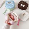 Polka Dot Cosmetic Bag Large Capacity Sanitary Napkin Storage Bag Small Lipstick Pouch  Women Girl