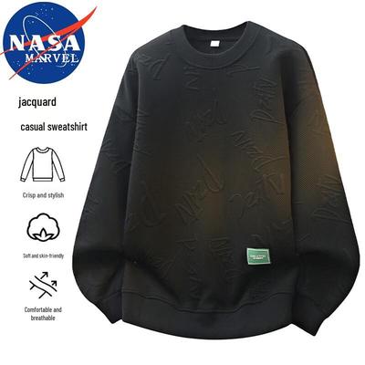 NASA MARVEL Men's Casual Round Neck Sweatshirt