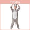 Cute Unisex Childrens Rhinoceros Animal Costume For Halloween Or Role Play In Polyester