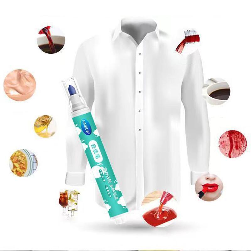 

1 шт. Волшебный карандаш для удаления пятен с одежды, Портативный, Не требующий стирки, Удаляющий пятна масла и красного вина, Маркерный карандаш для небольших жирных загрязнений United States