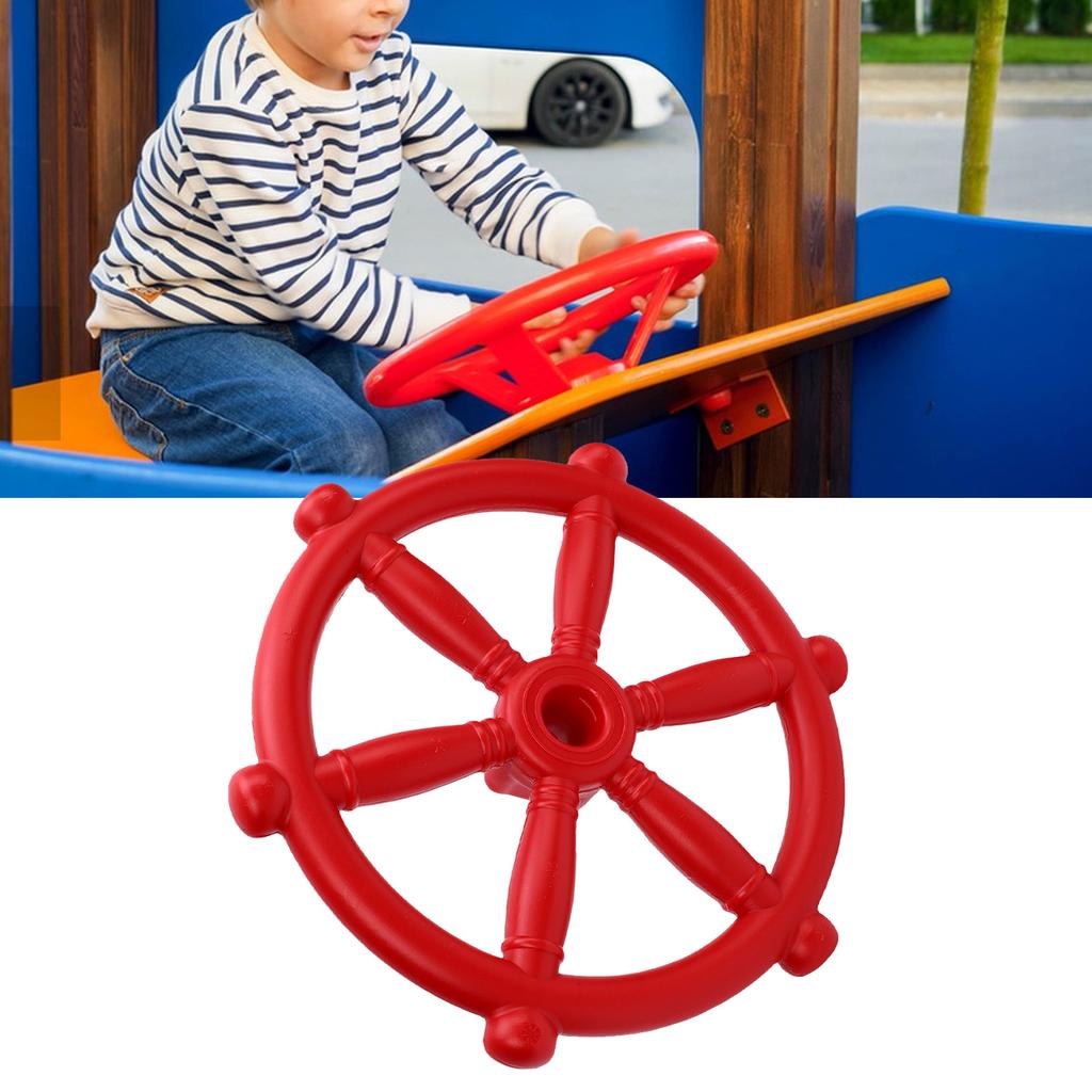 Pirate Ship Wheel Toy Steering Wheel for Treehouse Outdoor Playhouse Backyard Playset Swing Set Play