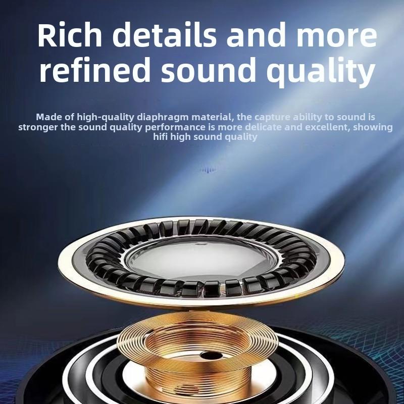 Wireless Bluetooth Headset Hanging Neck Sports Outdoor Magnetic Design