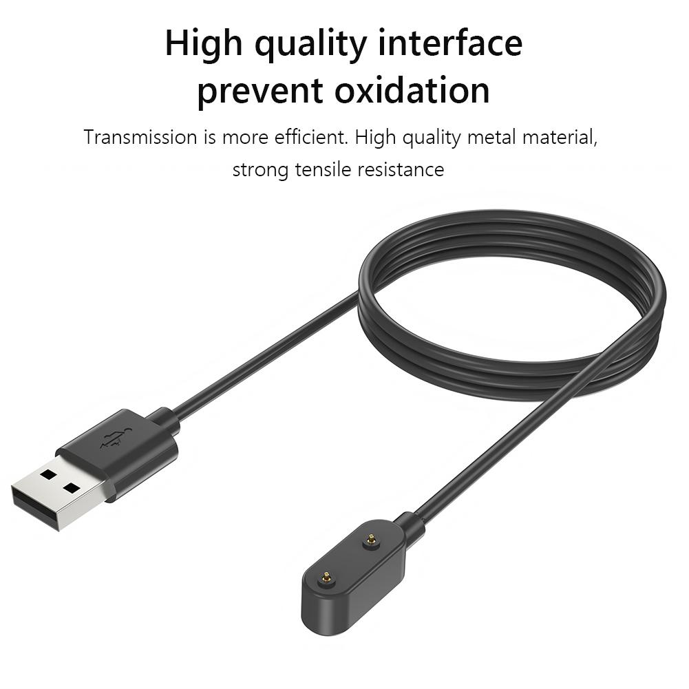 Smartwatch Charging Wire 100cm USB Wrist Watch Charging Cable Replacement Highly Stable Accessories for Huawei Band 8 Smart Band
