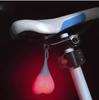 Riding Cycling Waterproof LED Lamp 4 Color Heart Ball Safety Warning Light Creative Silicone Bike Rear Taillight