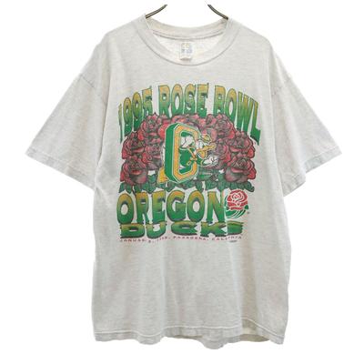 COMPETITOR 90s Old 1995 Rose Bowl Donald Duck Short Sleeve T-shirt Disney Men's Used