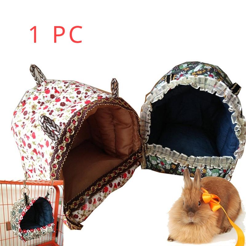 

New Hammock Toys Hamster Rabbit Mink Guinea Pig Squirrel Warm Cottons Sleeping Nest Warm Nest Household Pet Supplies 25x25x22cm