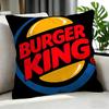 Brand Burger King Cushion Cover Cushion Cover Set 4Pcs 50X50 45X45 40X40 Pillowcase Decorative Sofa Home Decor