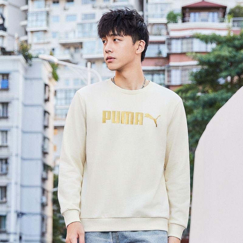 Puma Non. 2 Crew Série TR Pull Mode Col Rond Simple Manches Longues Sweatshirt Sweatshirt Unisexe 695942-91