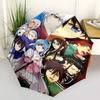 1pc Anime Characters Outdoor Umbrella - Automatic Opening/Closing - Portable 3-Fold Design - 8-Rib Iron Frame - Perfect Gift for Fans, Travelers,